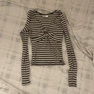 Hollister striped long sleeve shirt